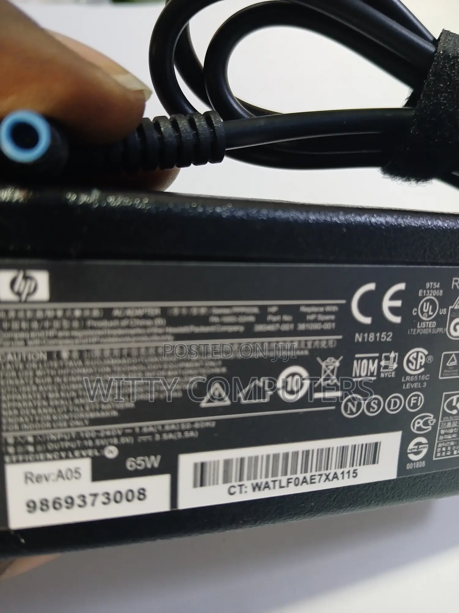 Hp 65w 18.5v – 3.5a (65w) Adapter Charger
