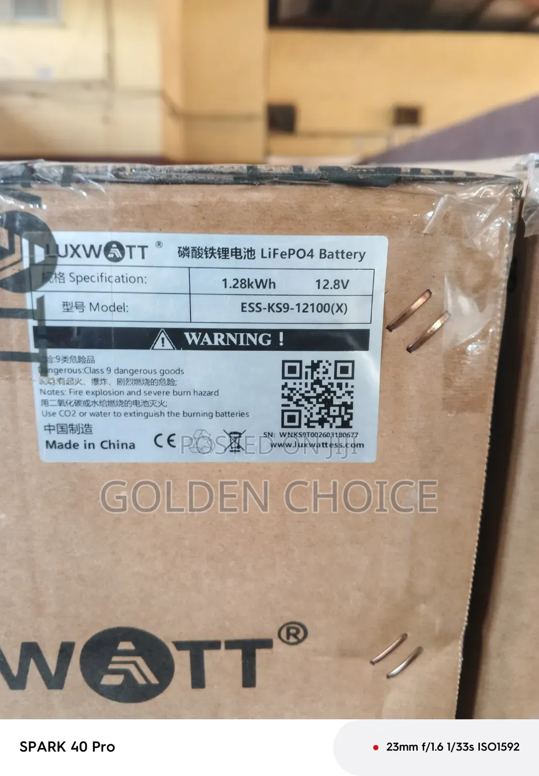Luxwatt Battery 1.250kwh