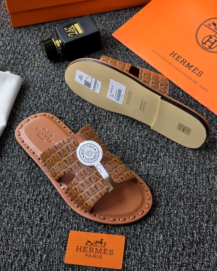 Men's Hermes Slippers