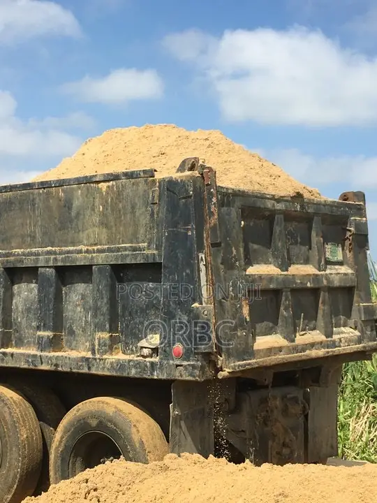 15/20tons Best Sharp Sand for Concrete and Block Setting