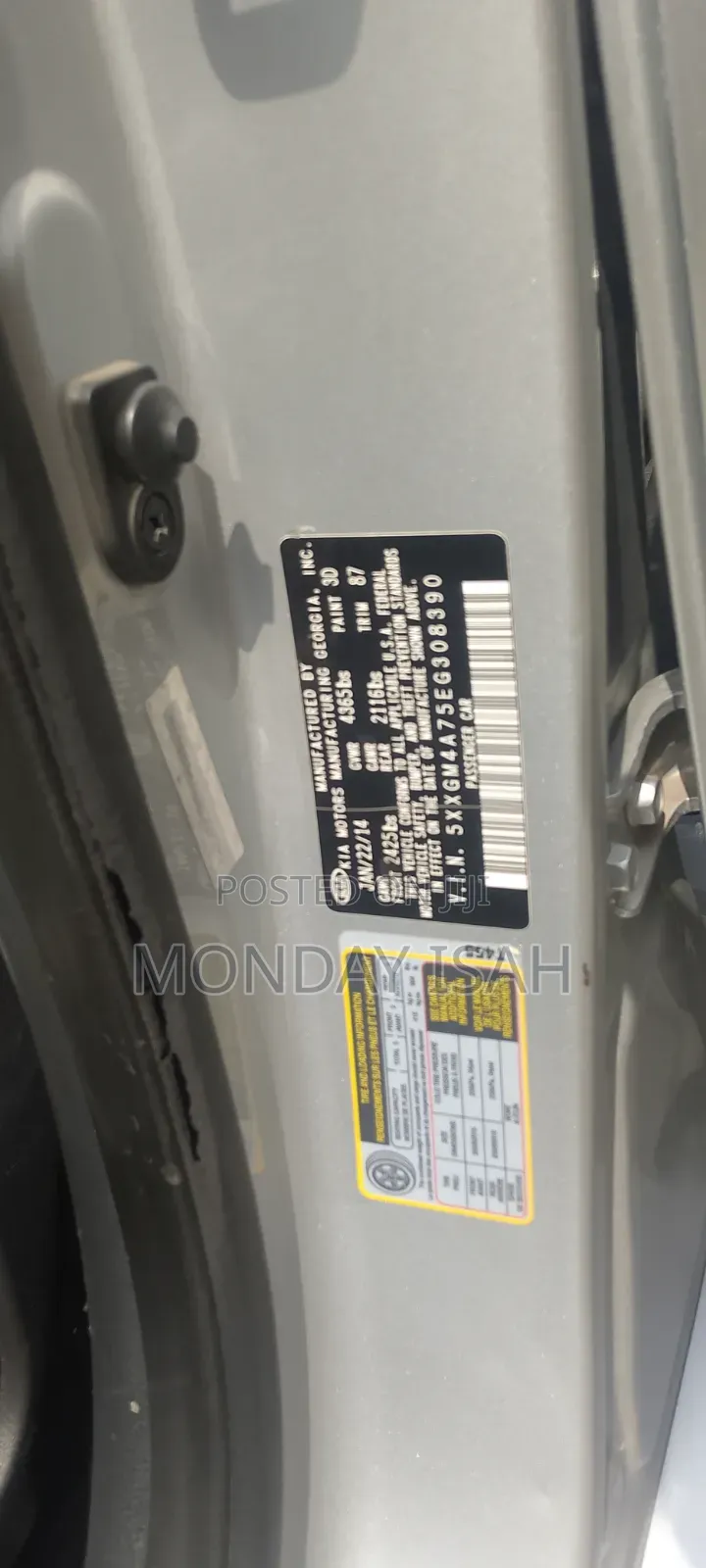 Kia Optima 2014 Silver