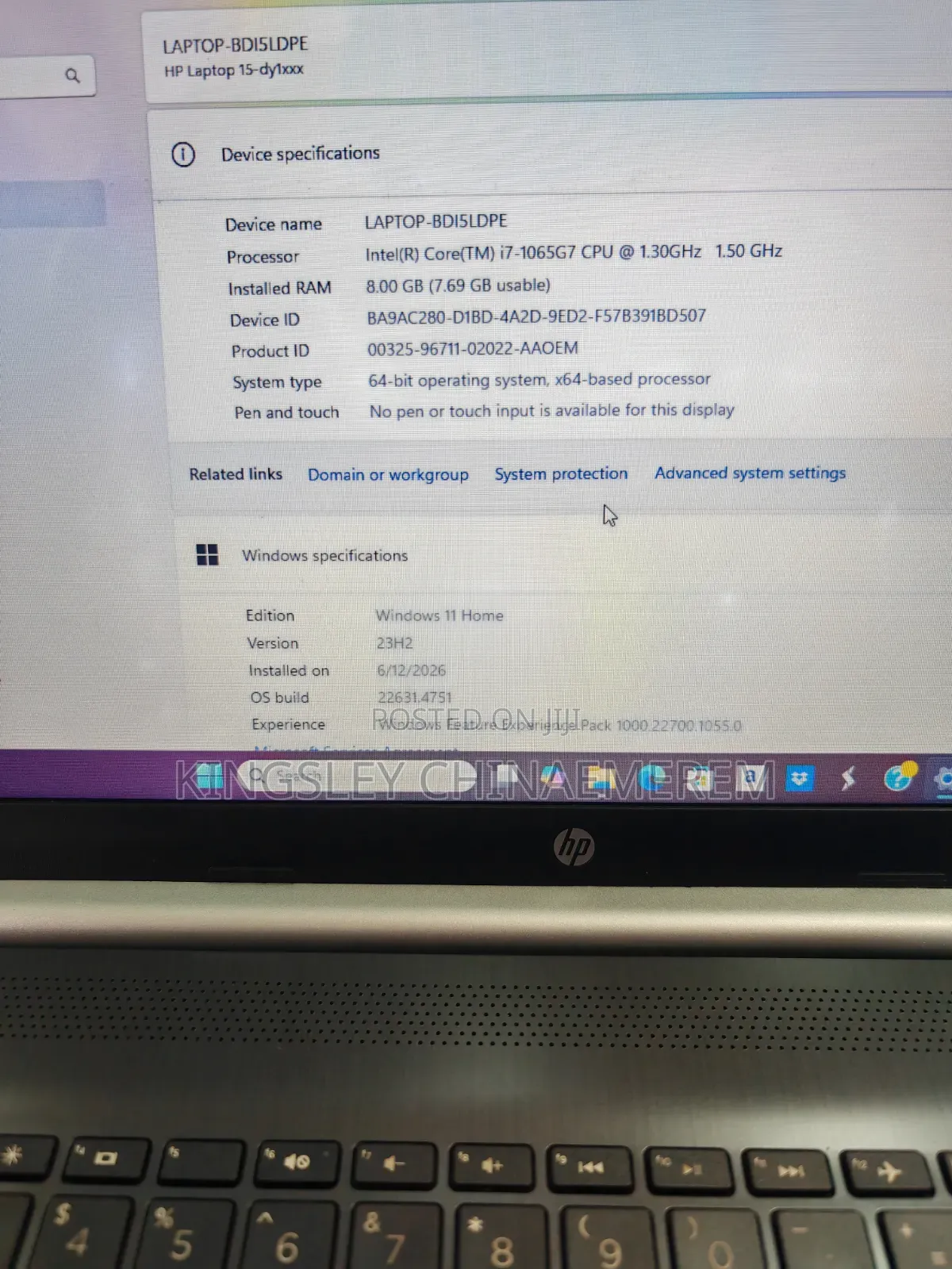 Laptop HP 15 8GB Intel Core i7 SSD 256GB