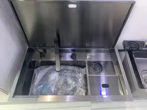 New Design of Kitchen Sinks , Long Neck Tap With Cover