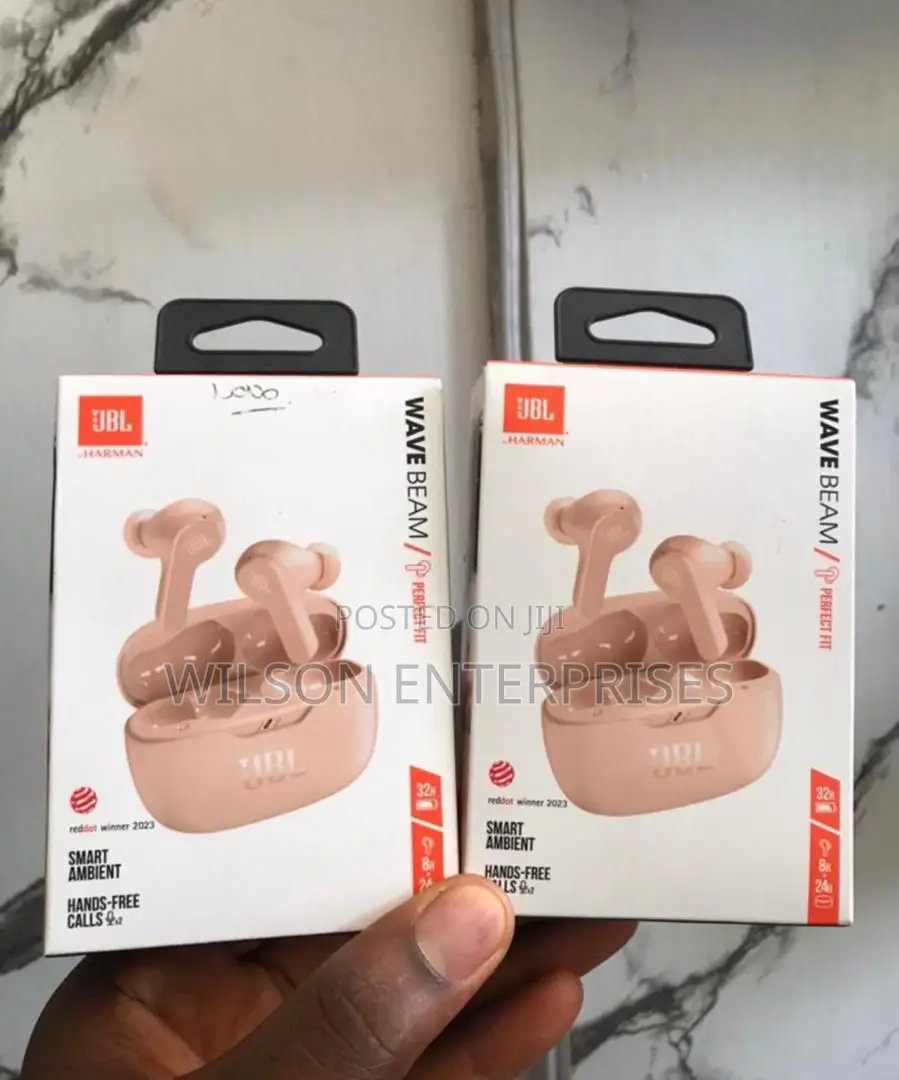 JBL Wave Beam True Wireless Earbuds | Deep Bass | 32h Battery