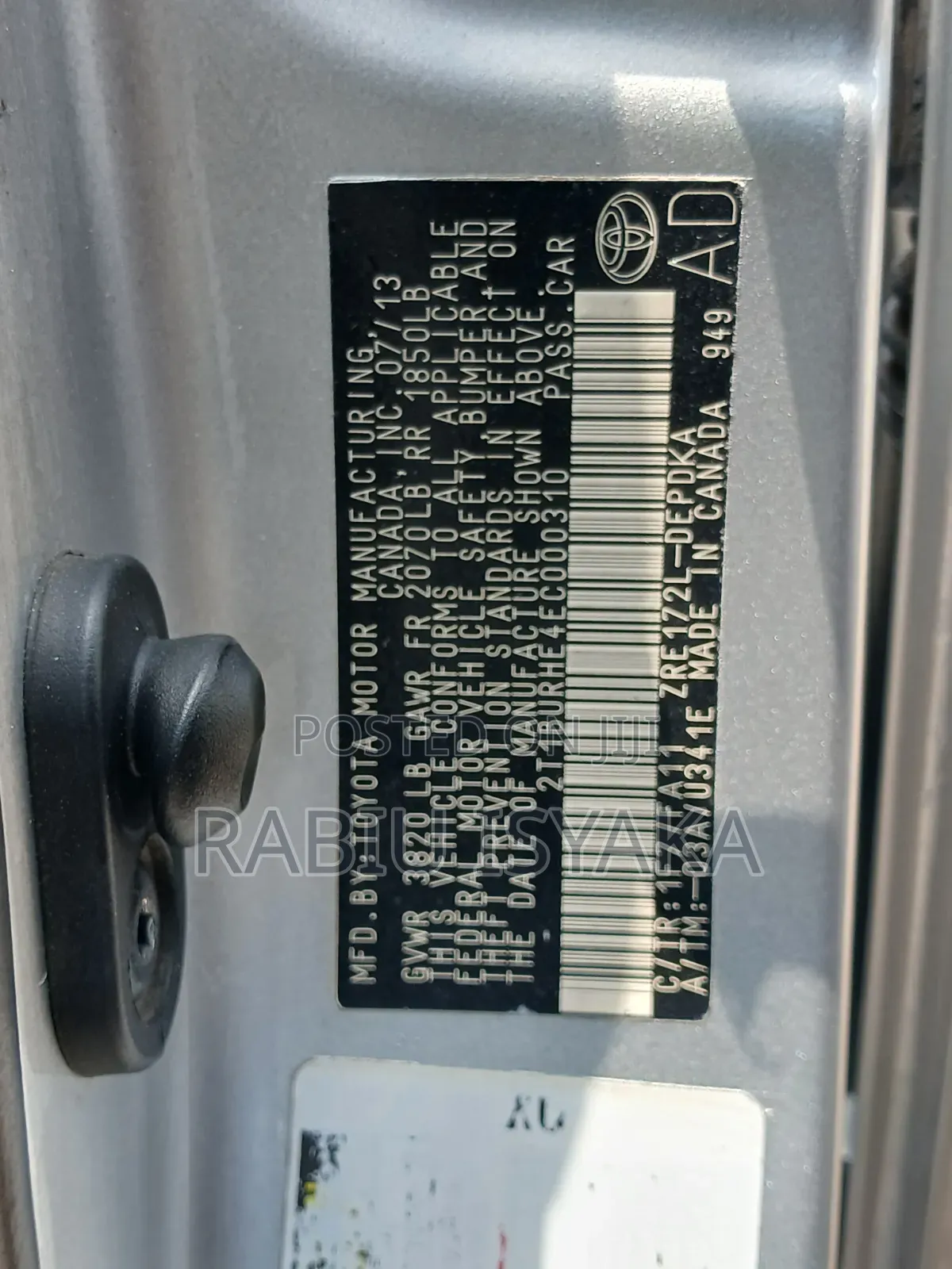Toyota Corolla 2014 Silver