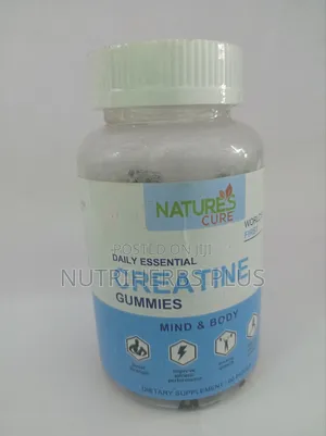Nature's Cure Creatine Gummies; Support Strength, Memory, Endurance