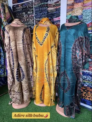 Adire Silk Bubu