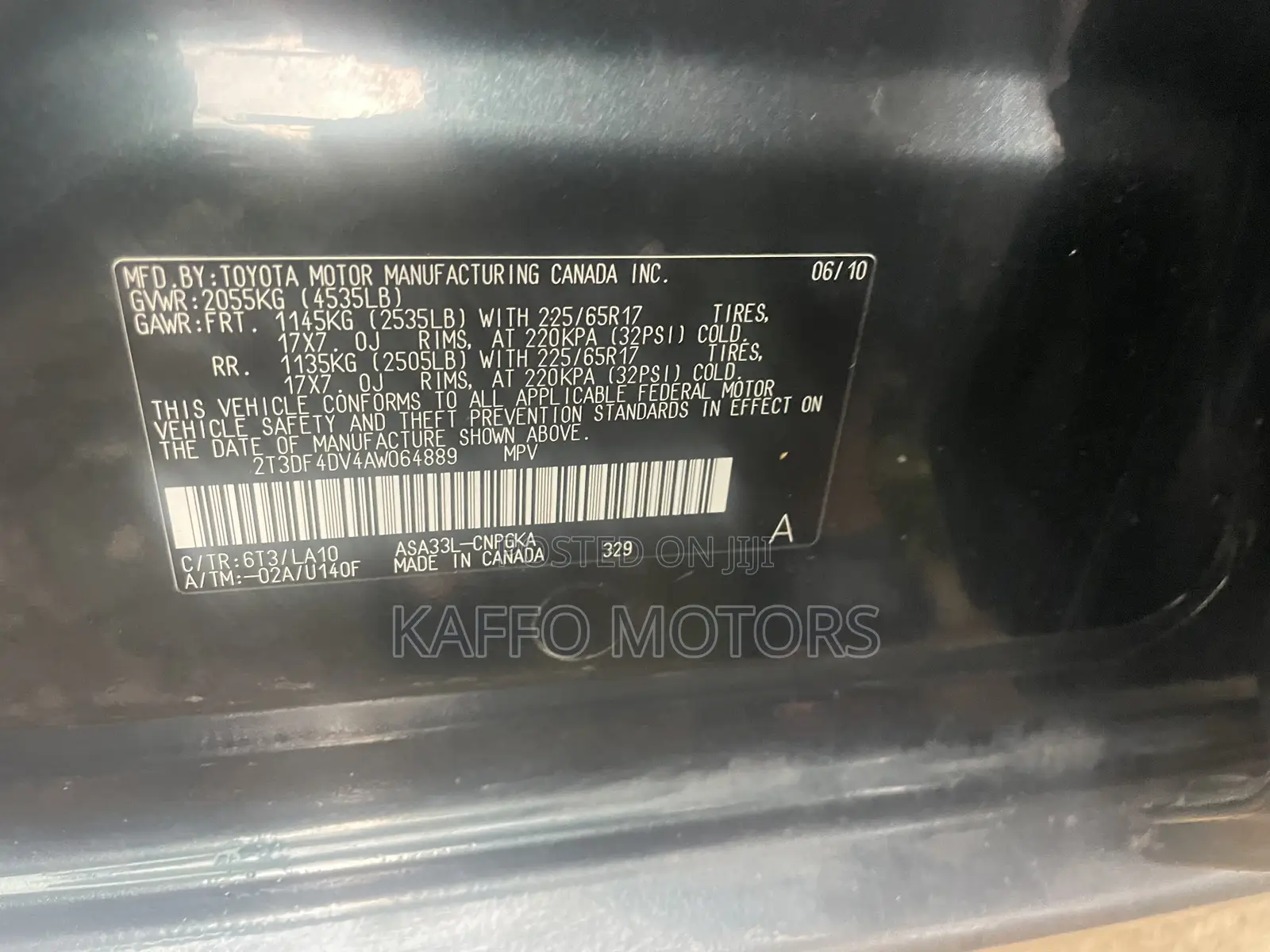 Toyota RAV4 2.5 Limited 4x4 2010 Gray