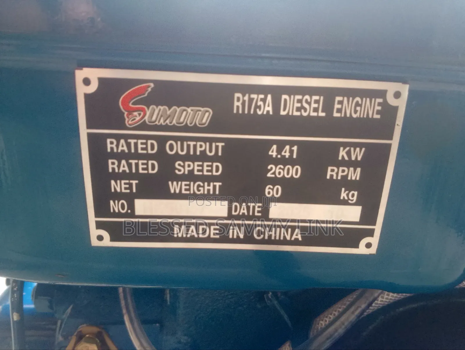 Sumoto Diesel Engine R175a