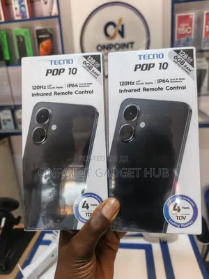New Tecno Pop 10 128 GB Black