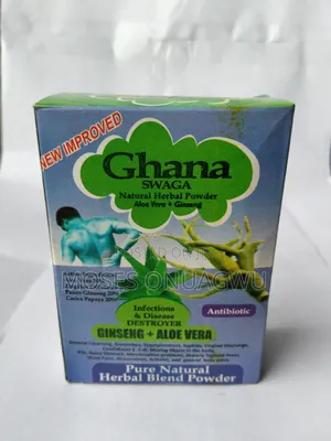 Swaga Natural Herbal Powder Ginseng + Aloe Vera