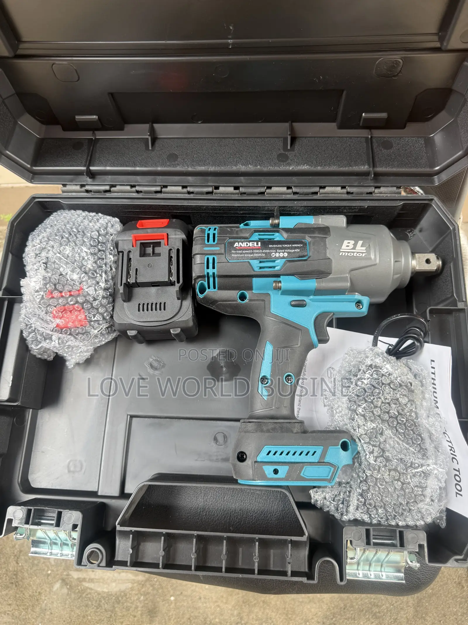 Andeli Cordless Brushless Impact Wrench