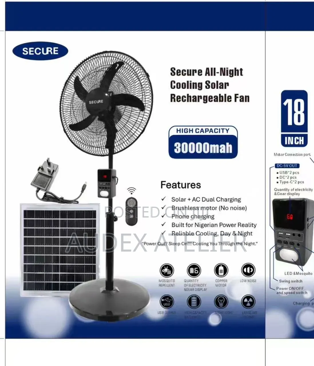 Rechargeable Fan