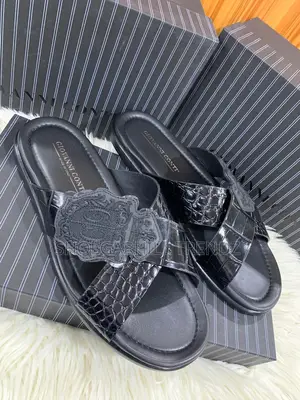Premium Giovanni Conti Palm Slippers | Luxury Comfort Modern Style