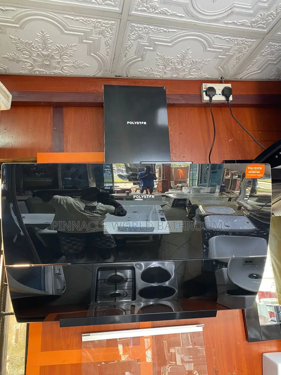 Polystar 90cm Rangehood, Digital Display Touch With Hand Wave/Sensor