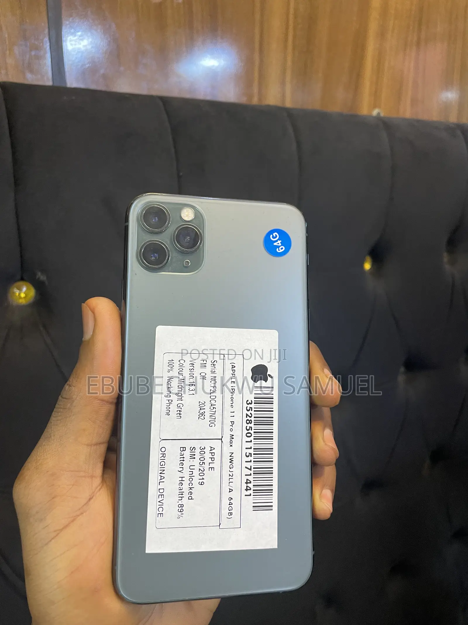 Apple iPhone 11 Pro Max 64 GB Gray