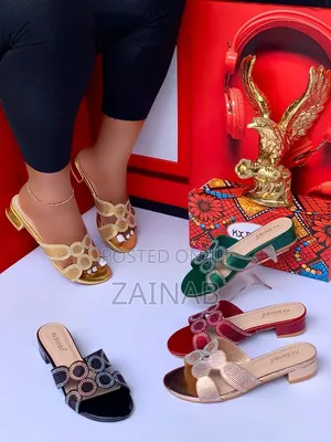 Low Block Heel Topnotch Slippers