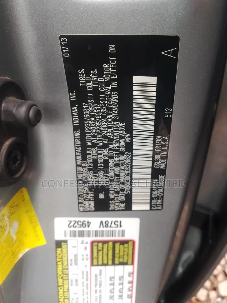 Toyota Sienna 2013 Gray