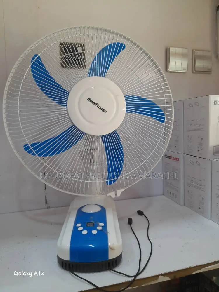 Home Flower Wall Rechargeable Fan