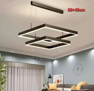 Modern Led Square Chandelier Bedroom Table Dining Living Room Light
