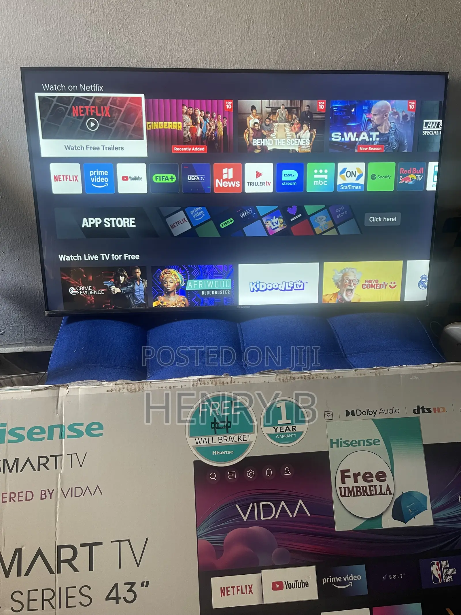 43’’ Hisense Smart Tv