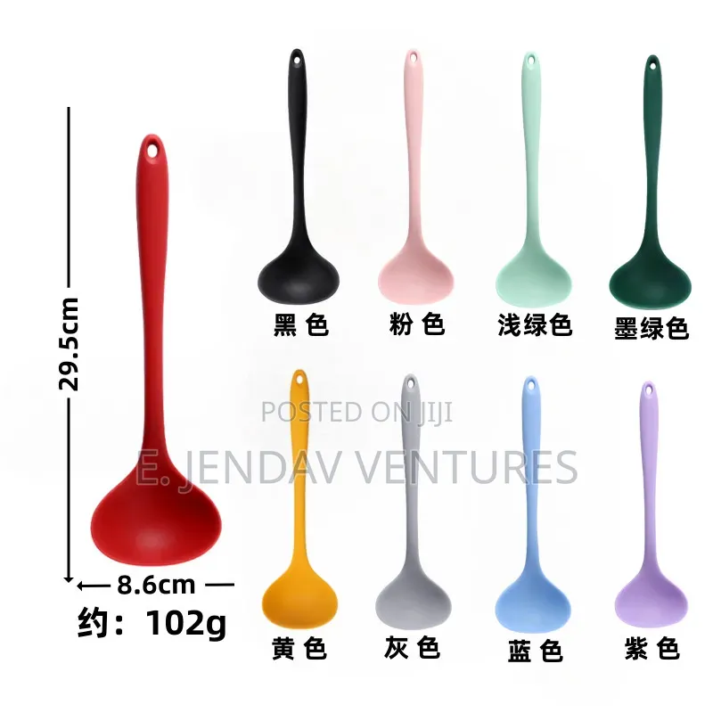 Silicon Soup Spoon