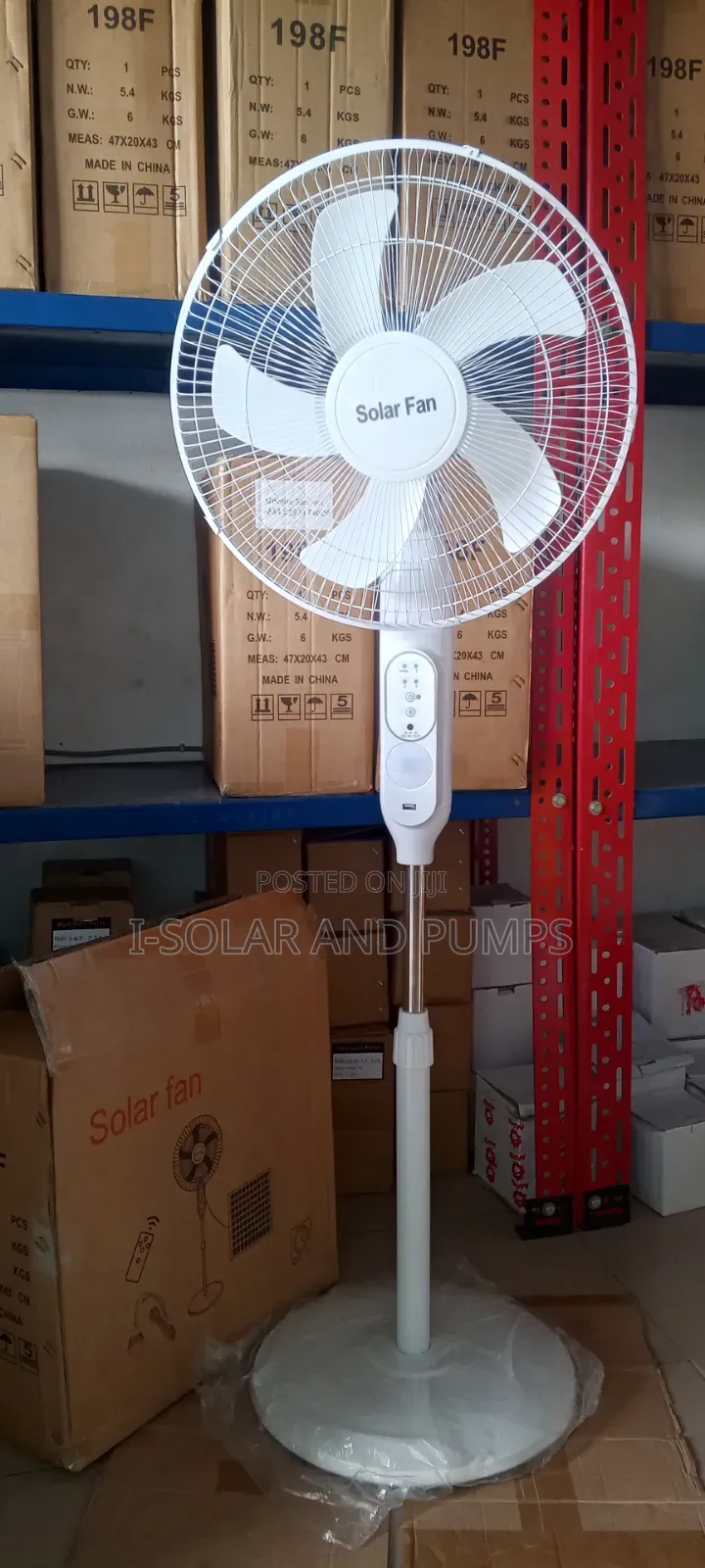Solar Fans With Lights and Remote
