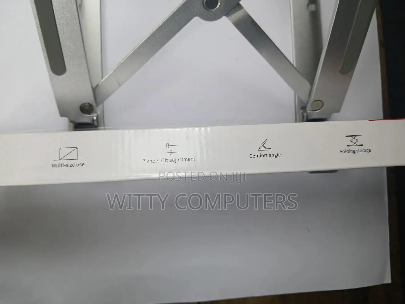 Aluminum Alloy Laptop Holder Stand Adjustable Foldable Portable