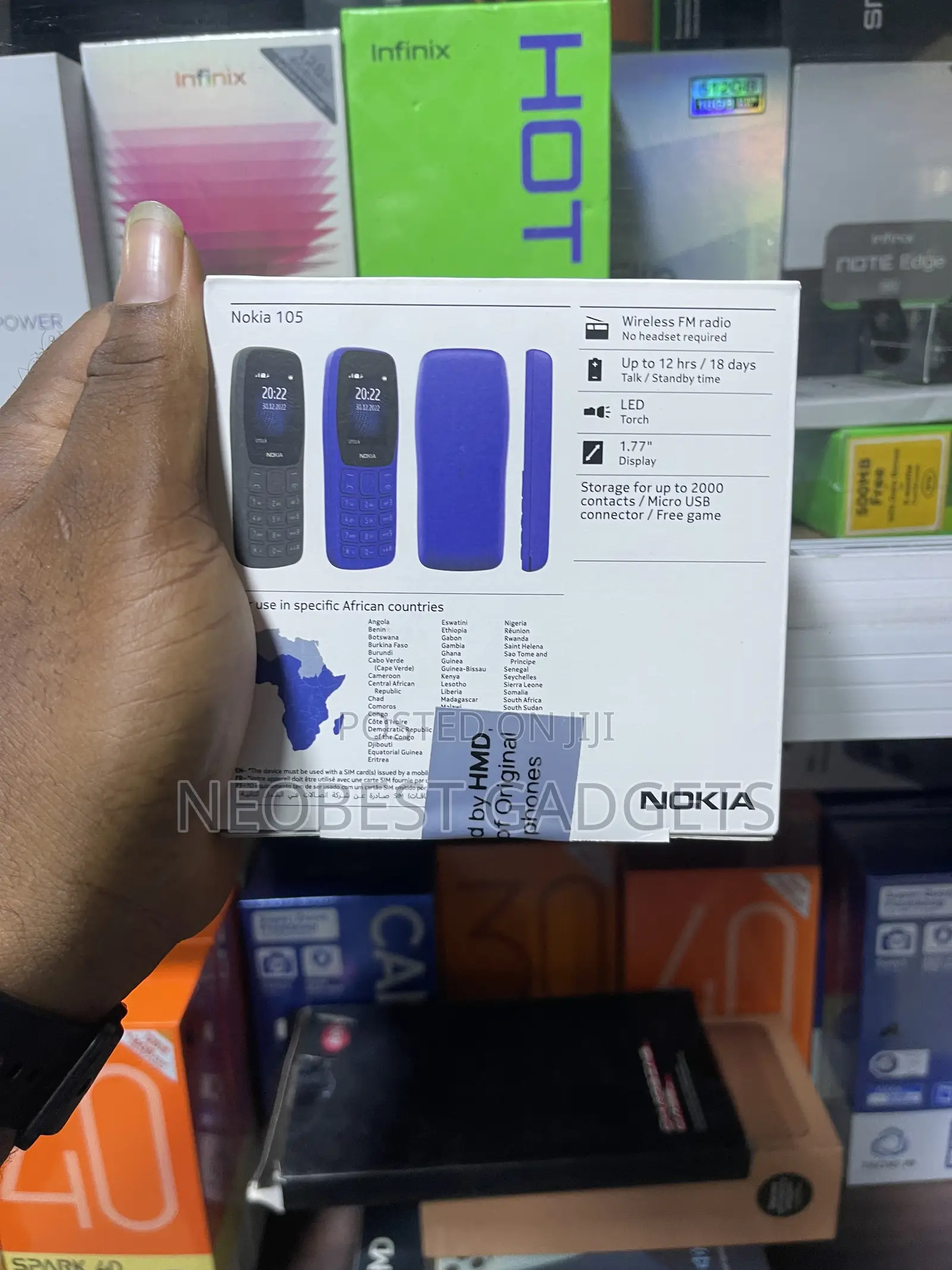 New Nokia 105 Black