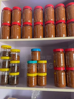 Pepper, Ogbono, Bongafish, Crayfish, River Catfish