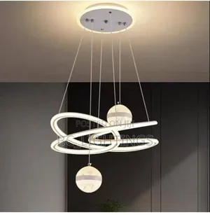 Chandelier Dining Table Dining Room Bar Lamp Circular Art Creative