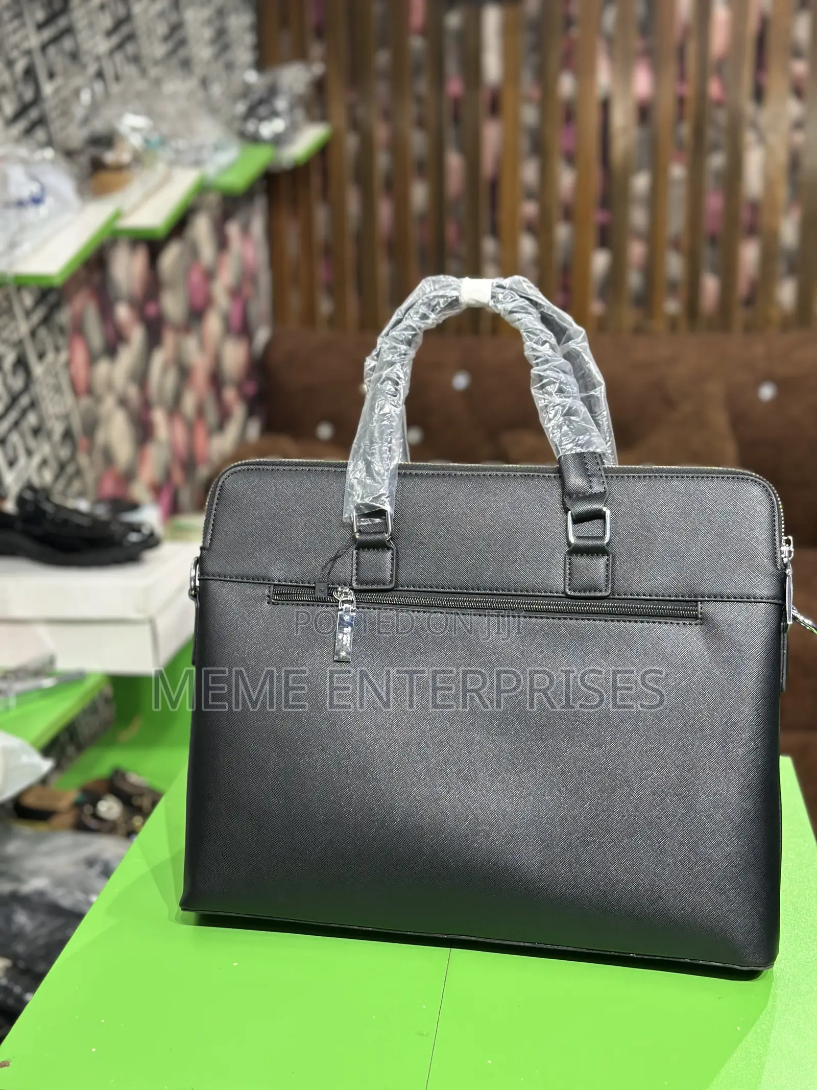 Black System Bag 