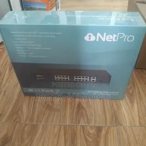 Netpro 16 Port 10/100mpoe Switch