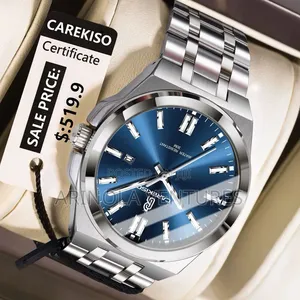 *Carekiso Chain* Waterproofs With Sapphire Glass _Comes With Brand