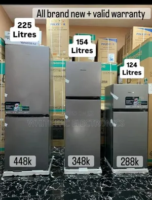 Hisense Fridge 225 Litre Double Door Freezer Fridge Fast Cooling