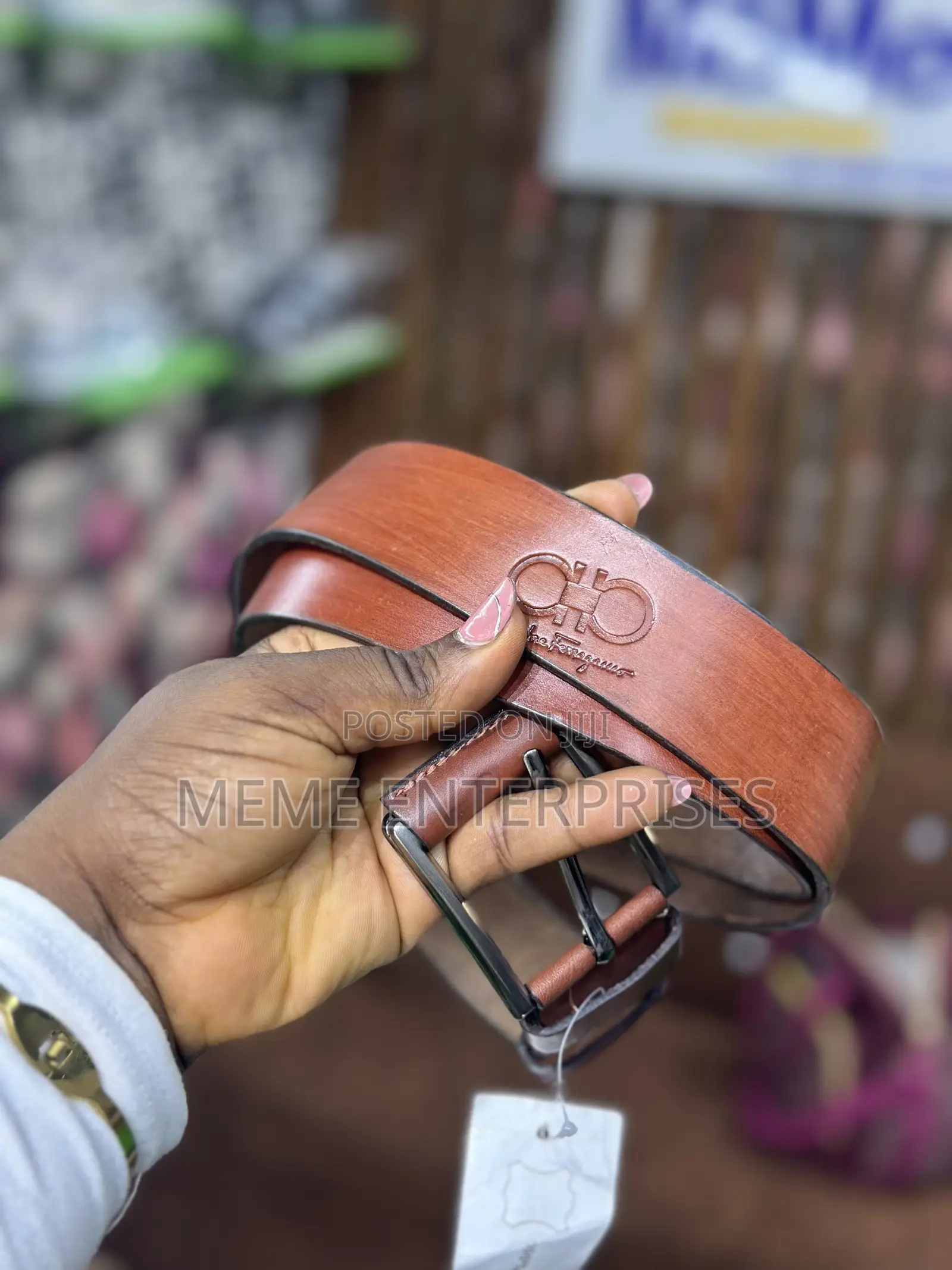 Brown Leather Belt