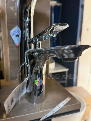 Polished Chrome Hot and Cold Basin Mixer Water Tap