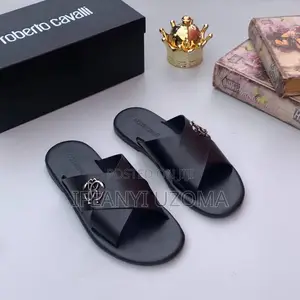 High Classic Leather Slippers