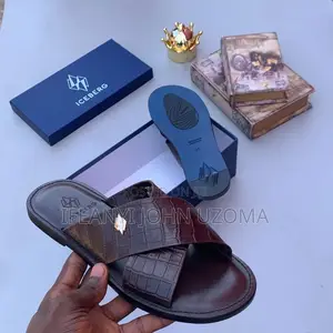 High Classic Leather Slippers