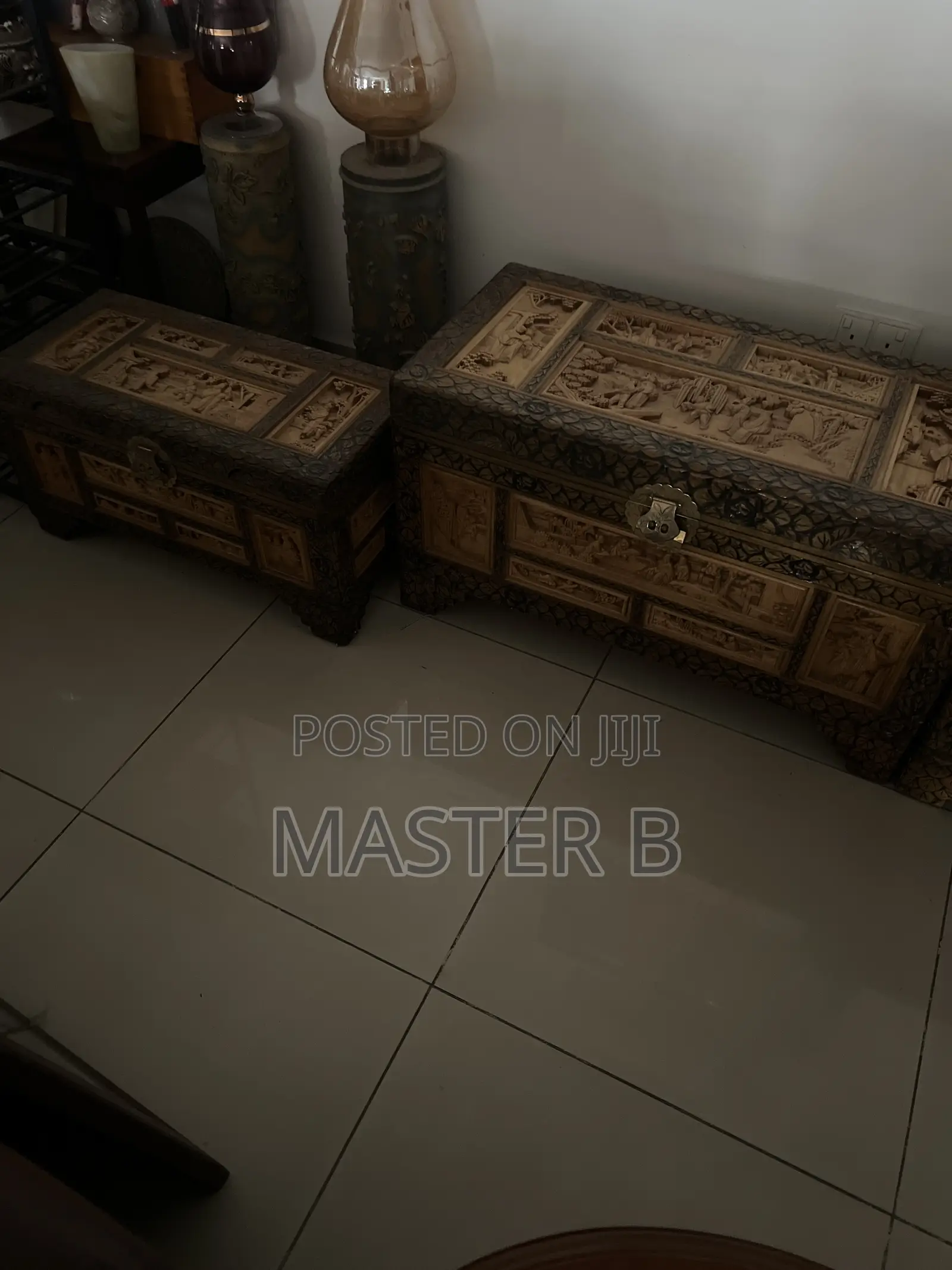 3 Set Vintage Storage Chest