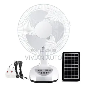 12 Inch Rechargeable Solar Fan