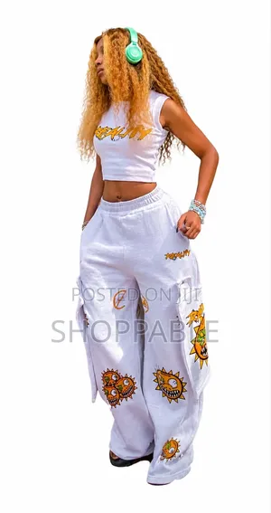 Ladies Armless Up and Cropped Joggers