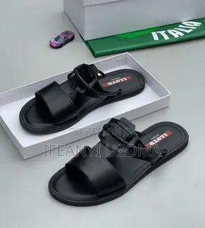 Quality Leather Men Slippers