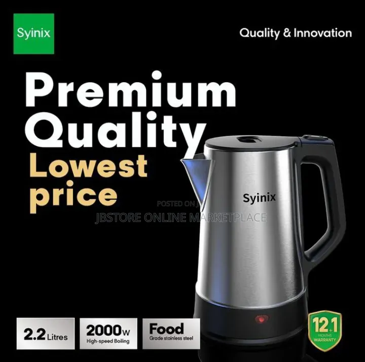 Syinix 2.2l Electric Kettle
