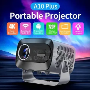 A10 Plus Projector Ultra 1080p 3000ansi Bt5.2 Electronic Focus