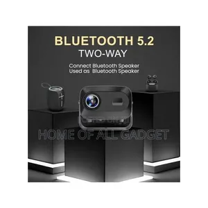 A10 Plus Projector Ultra 1080p 3000ansi Bt5.2 Electronic Focus