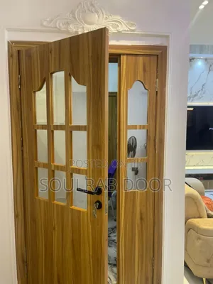 Double Cedar Glass Door