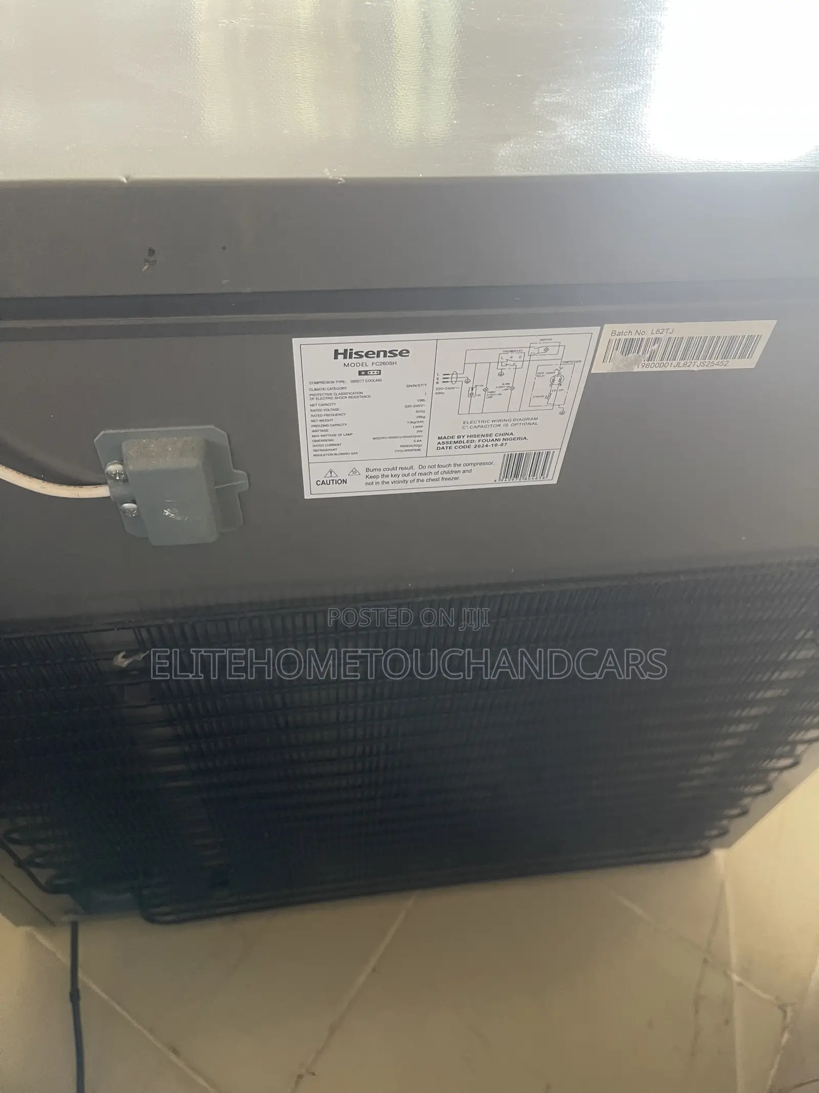 Hisense Deep Freezer