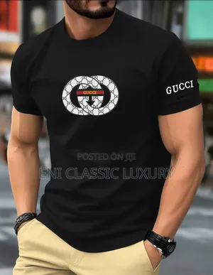 Top Notch Luxury Men's Round Neck Gucci Best Quality Well Banded