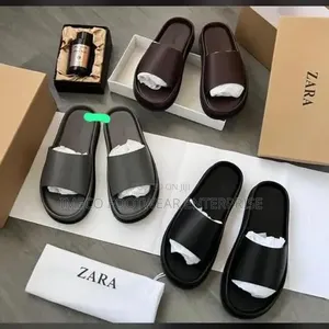 Zara Leather Palm Slippers